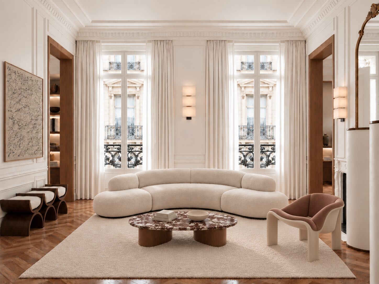 Salon haussmannien, projet Bon Marché